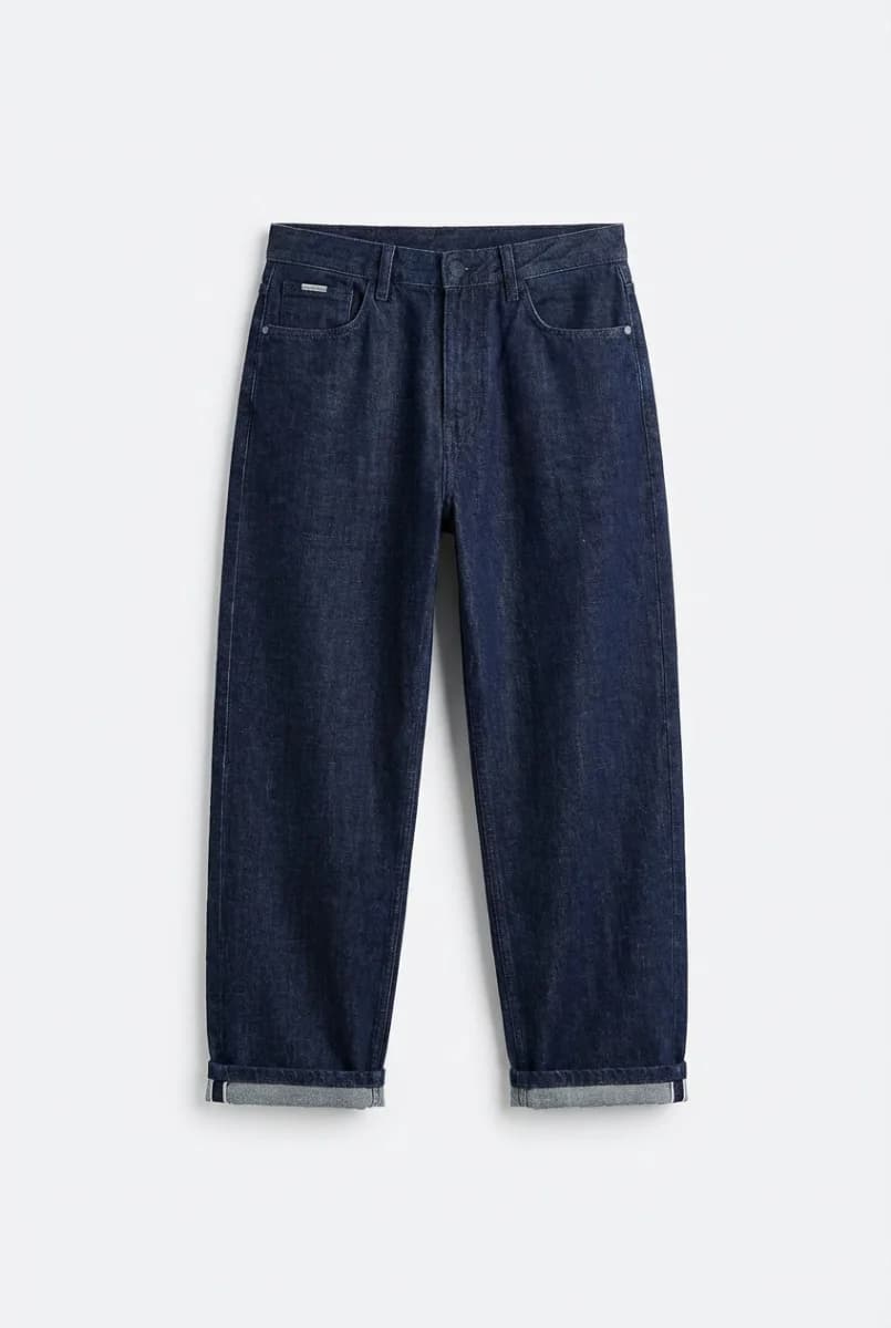 Classic Wide Leg Dark Denim