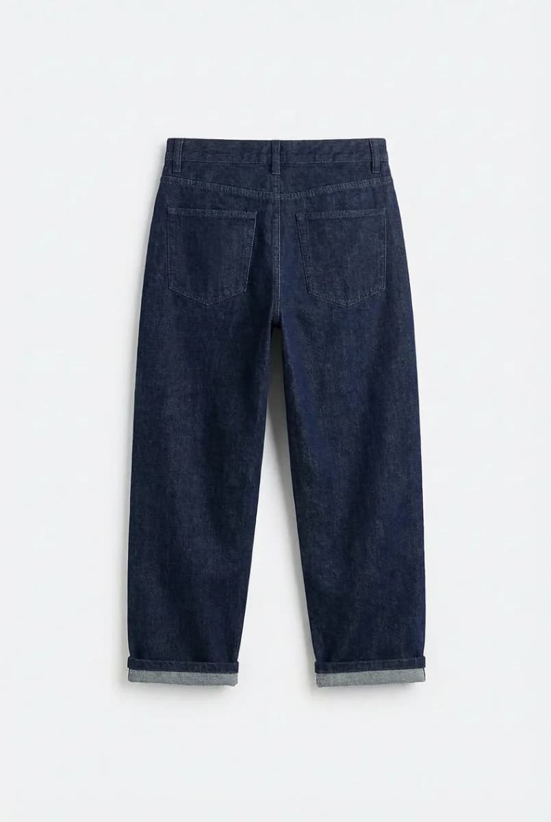 Classic Wide Leg Dark Denim