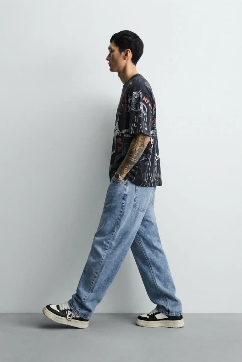 Oversized Straight Leg Denim