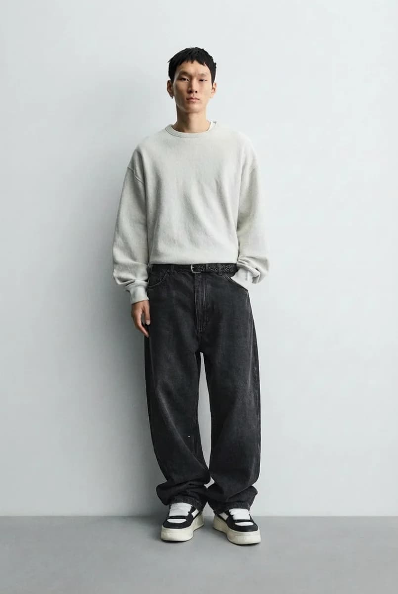 Classic Black Wide Leg Denim
