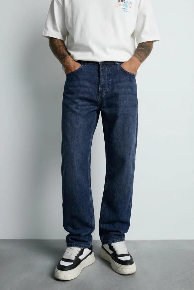 Classic Tapered Dark Denim