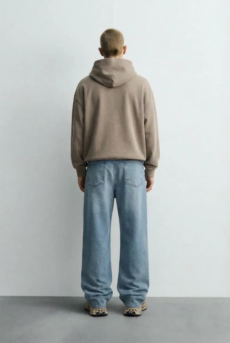 Relaxed Fit Light Blue Denim