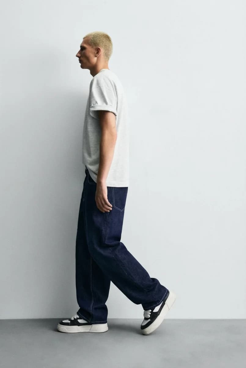Baggy Fit Deep Indigo Denim