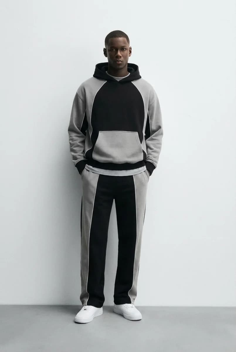 Colorblock Hoodie Tracksuit
