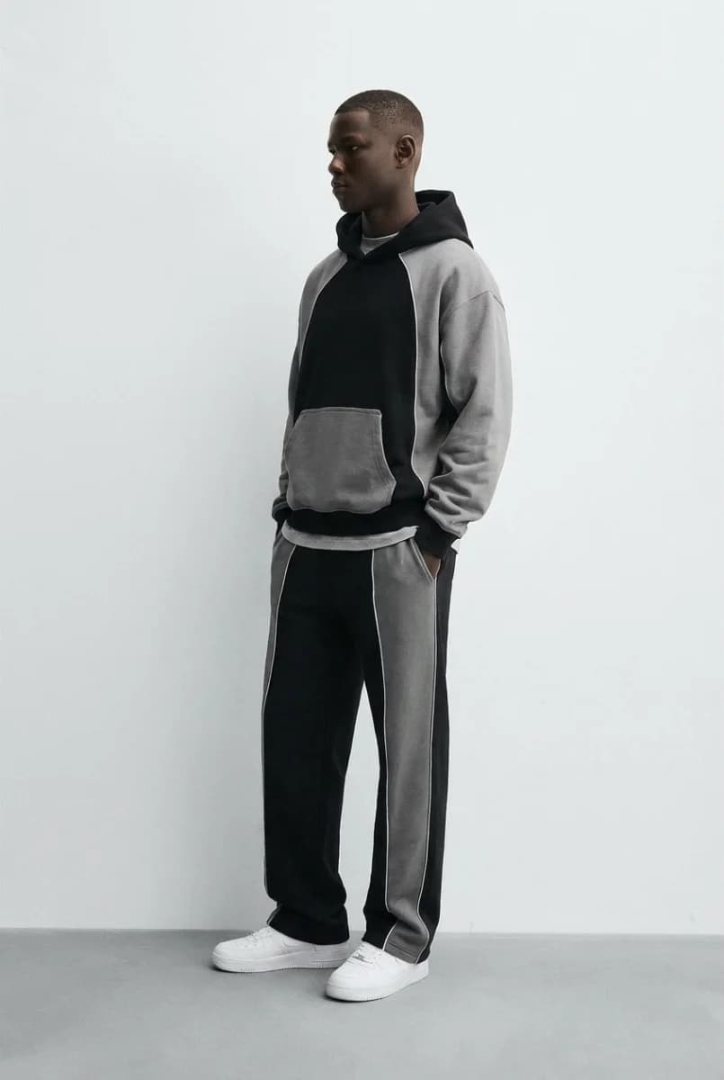 Colorblock Hoodie Tracksuit