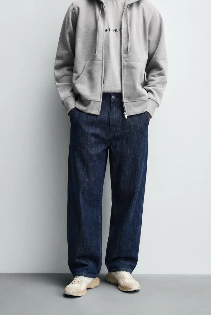 Classic Wide Leg Dark Denim