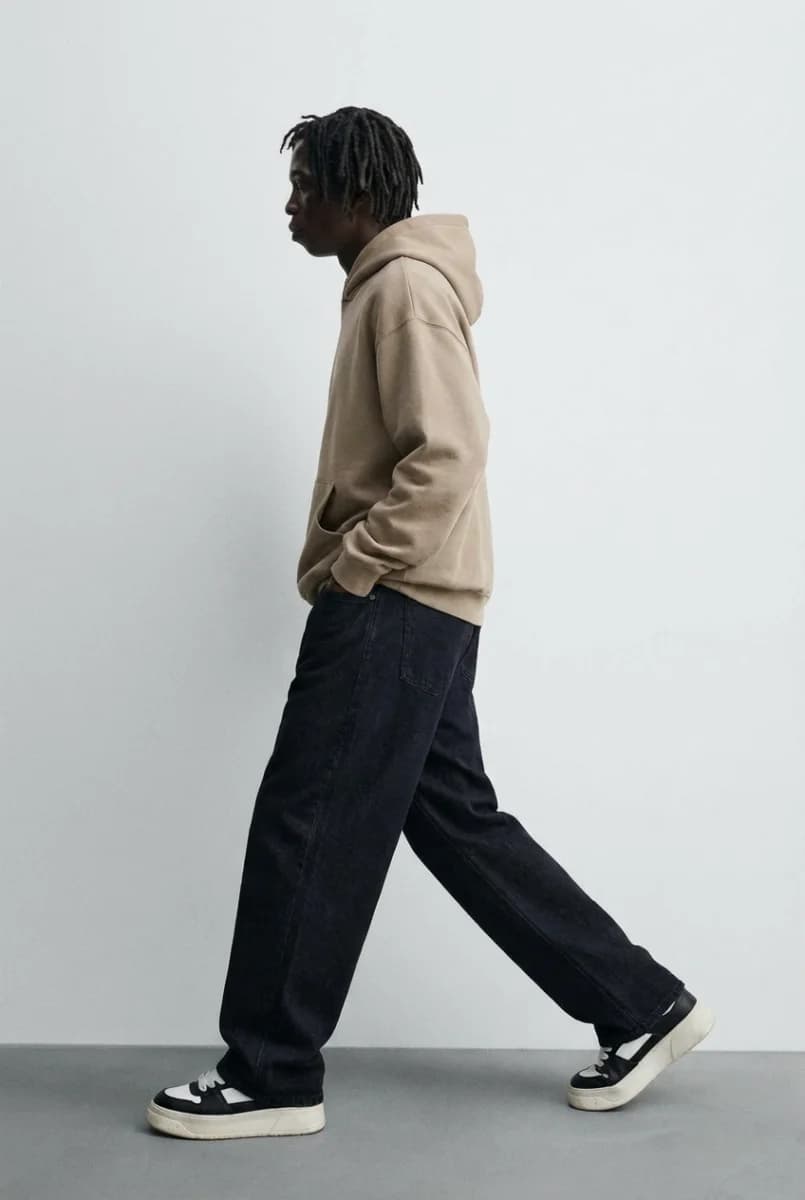 Baggy Fit Dark Indigo Denim