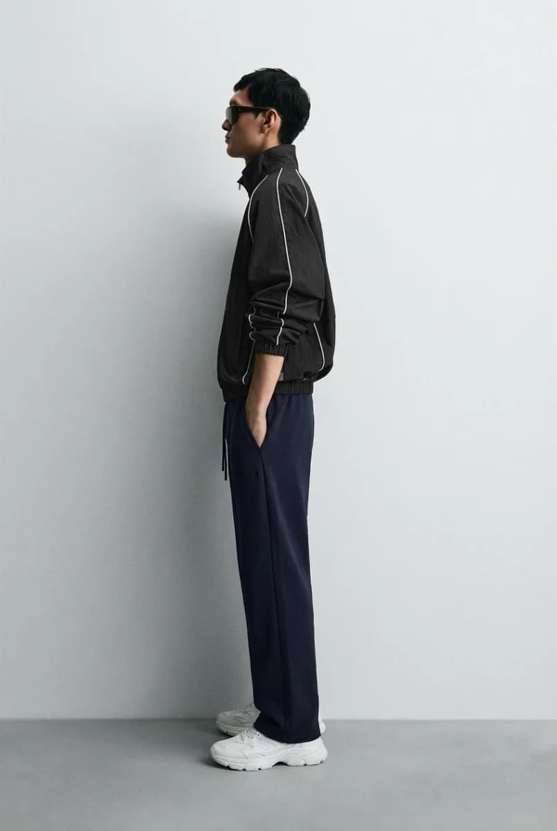 Relaxed Fit Cotton Trousers