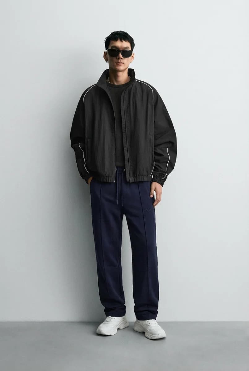 Relaxed Fit Cotton Trousers