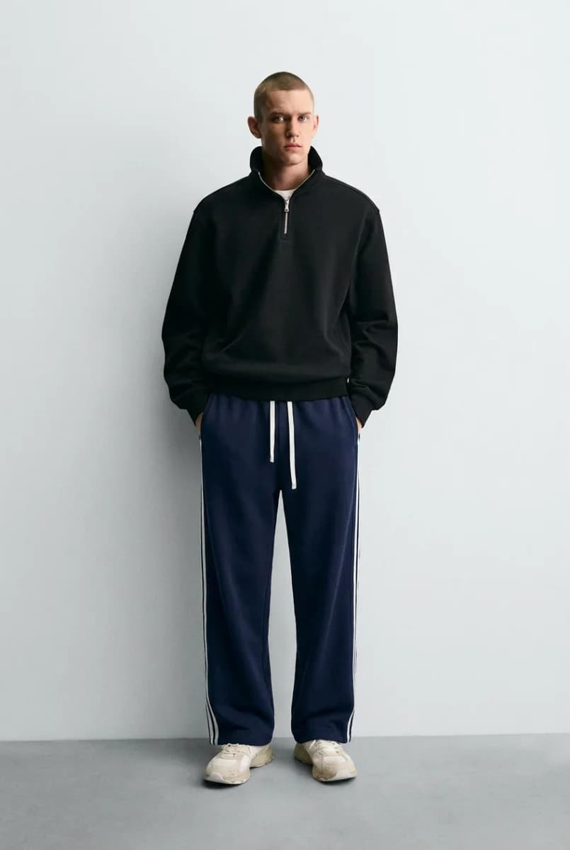 Wide Leg Track Pants