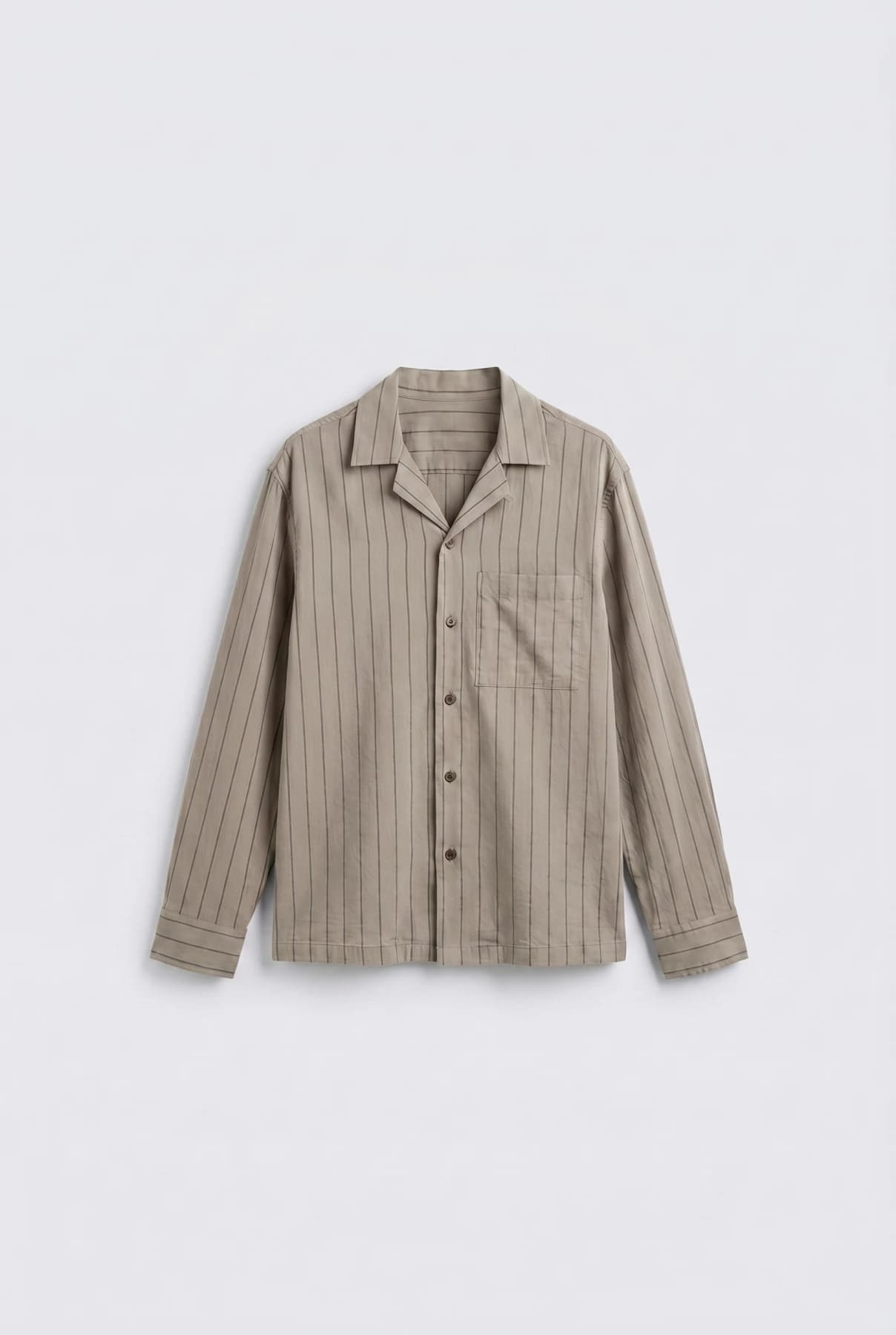 Рубашка Camp Collar Pinstripe