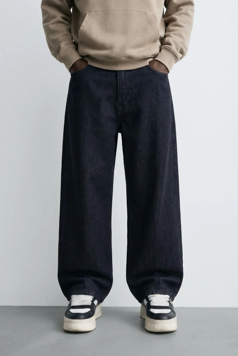 Baggy Fit Dark Indigo Denim